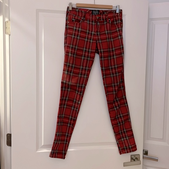 Tripp nyc Denim - Tripp NYC red plaid pants